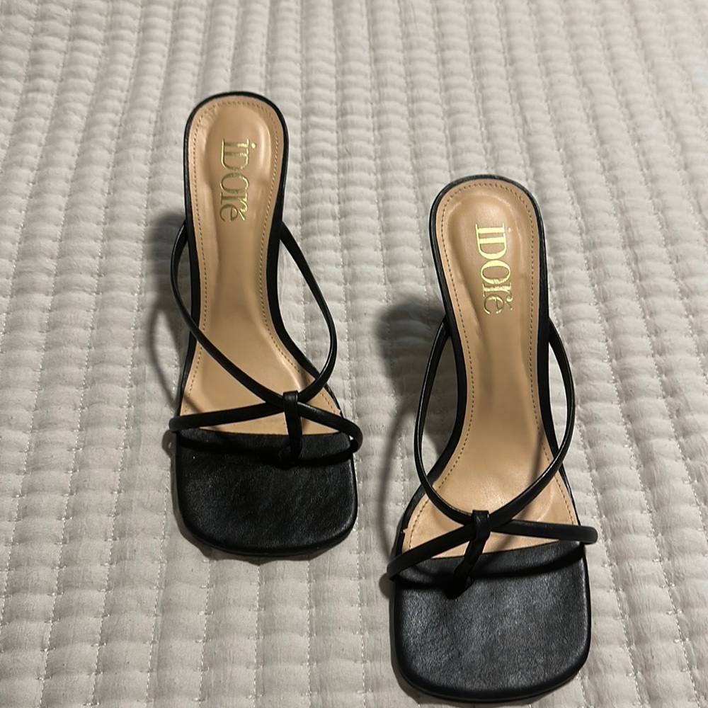 black heels